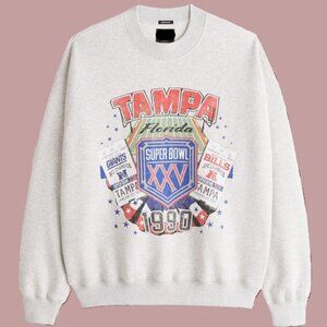 Tampa florida super bowl Tee Sweatshirt, Retro style color Ash Unisex Men Women